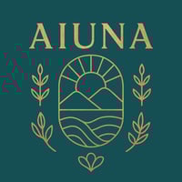 AIUNA Logo with Nature Elements